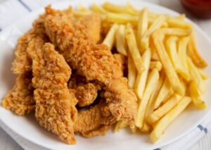 Chicken Tender (4PCS) with fries