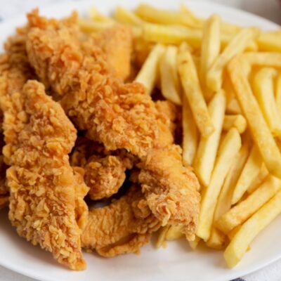 Chicken Tender (4PCS) with fries